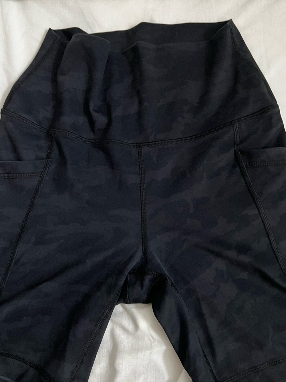 Reflex Black Camouflage High-Waist Leggings